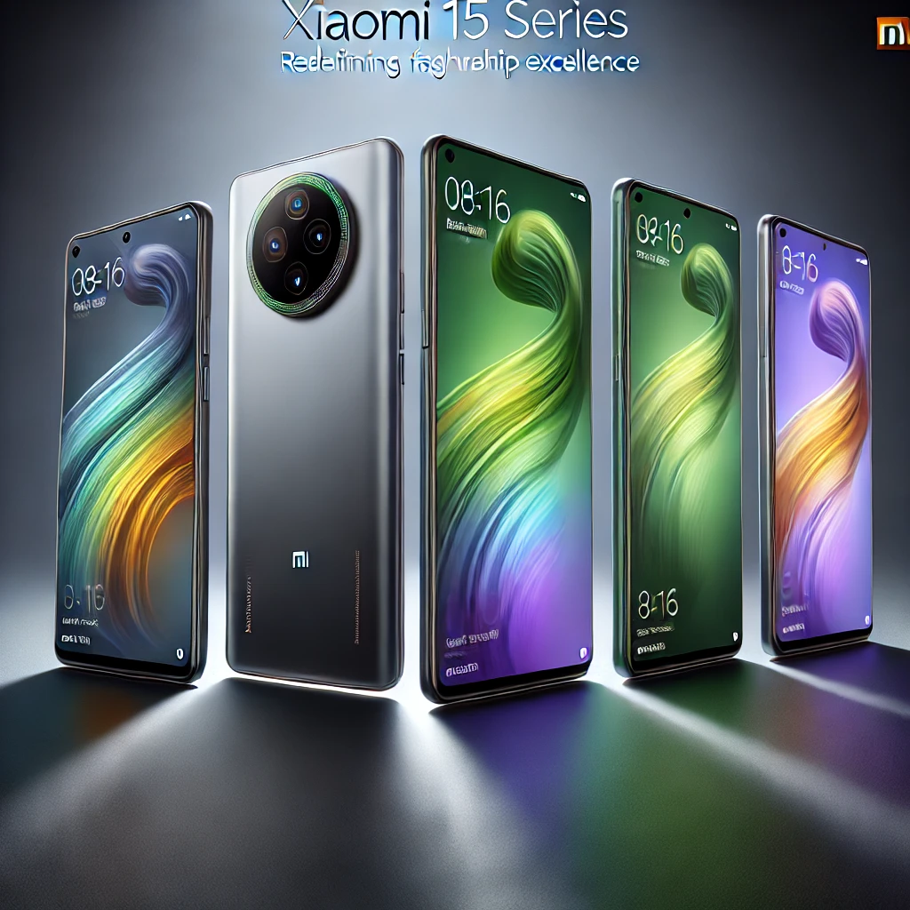 DALL·E 2024-11-21 11.55.41 - A sleek promotional image showcasing the Xiaomi 15 Pro and Xiaomi 15 smartphones