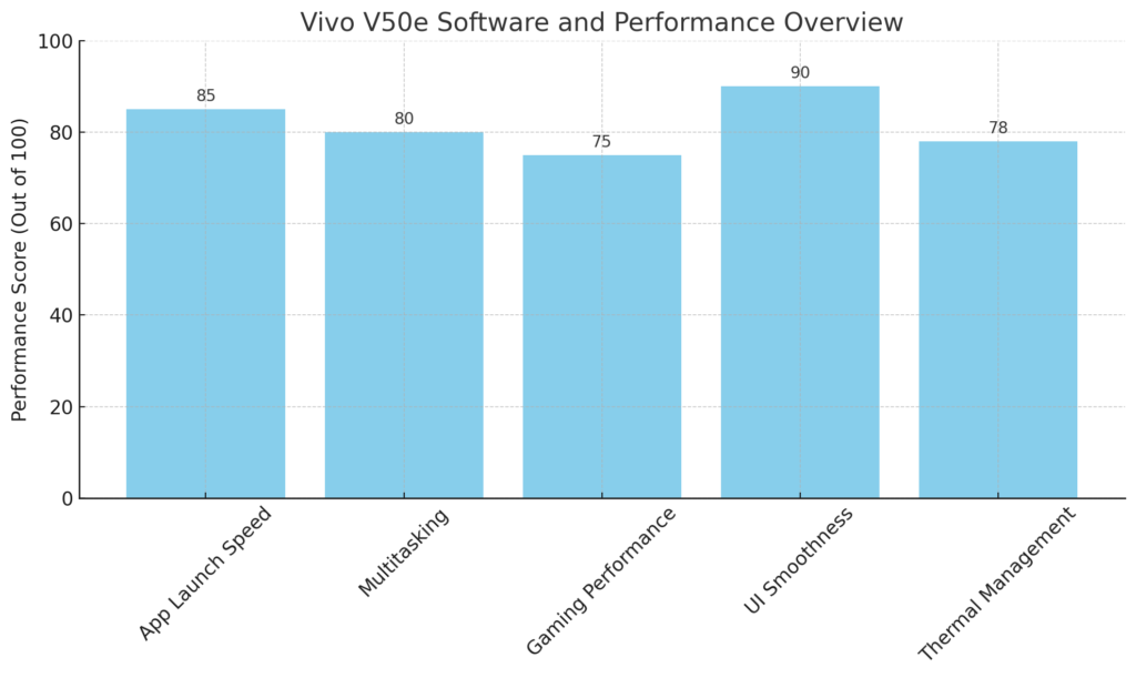 Vivo v50e Software and Performance